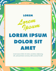 Vector image of card with text lorem ipsum dolor / Vector image of card with text lorem ipsum dolor against white background