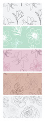 Set of flower icon / Vector set of various flower icon