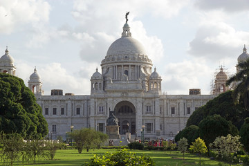 Fototapeta na wymiar Victoria Memorial, Kolkata, India