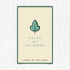Vector of novel cover with flies of science text / Vector of novel cover with flies of science text against white background