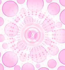 Abstract pink circles background