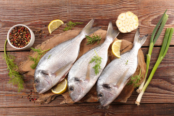 raw fish on board