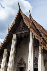 Fototapeta na wymiar Wat Chak Daeng Temple at Samut Prakan Thailand