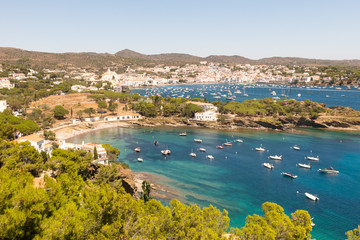 Panoramic view of the Spanish town of Cadaques - 170748529