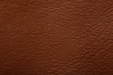 Fototapeta premium Texture of a leather jacket. A place to copy space, your text. Extremely close-up.