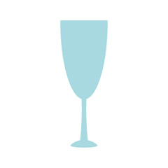 monocromatic  glass  wine over white background vector illustration

