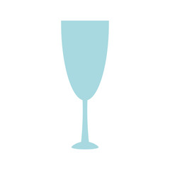 monocromatic  glass  wine over white background vector illustration