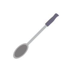 colorful  ladle  over white background vector illustration