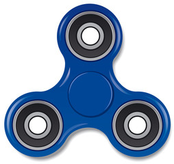 blue spinner toy