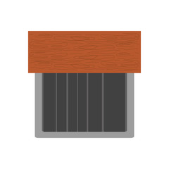 colorful  silverware box  over white  background vector illustration