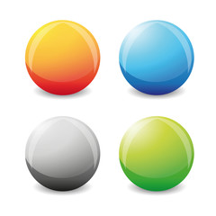 Abstract circle shapes set