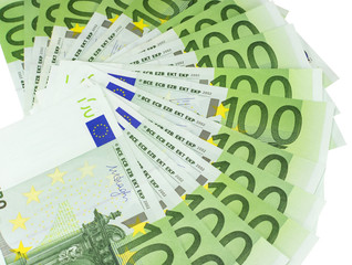 euro money banknotes