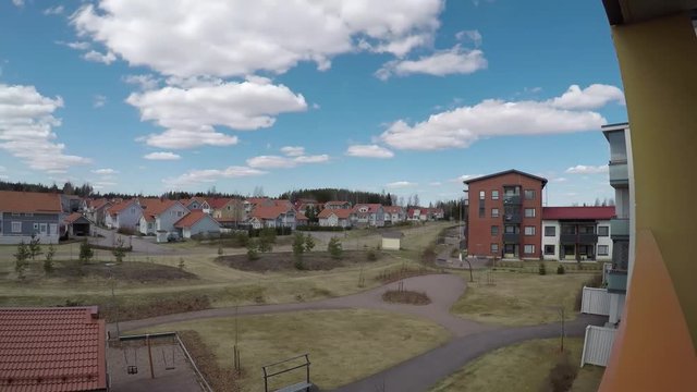 Kerava, Finland in spring timelapse video