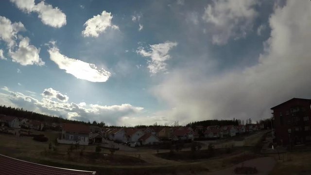 Kerava, Finland in spring timelapse video