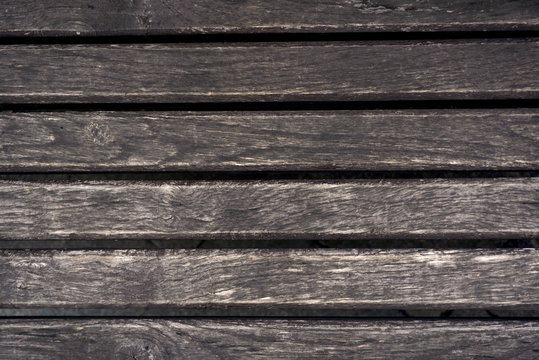 horizontal wooden gray black slats