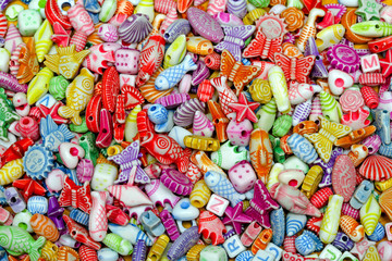 Fototapeta na wymiar Colourful beads