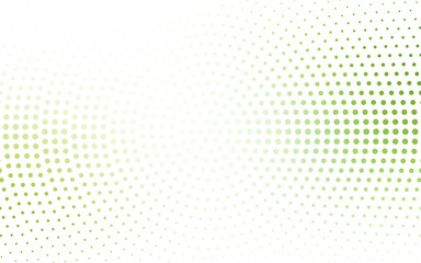 Light Green, Yellow vector banner set of circles, spheres.