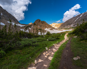 Trail towards Mt Tool and the Blue Lake