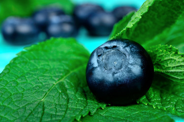 blueberry on table