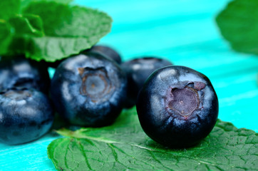 blueberry on table