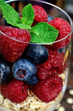 berries on table