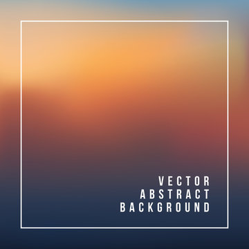 Blur Abstract Background . Template for your Design . Isolated Vector Illustration