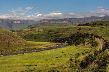 Fototapeta na wymiar South Africa Drakensberg valley