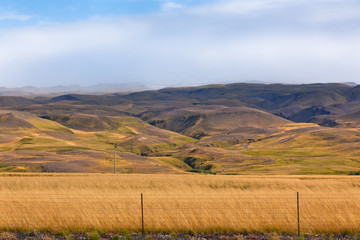 Fototapeta na wymiar Mountains Iceland landscape