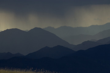 Berge im Regen 7