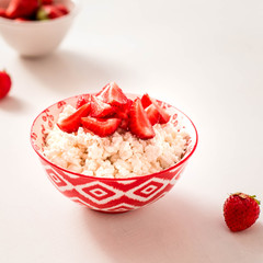 cottage with strawberry