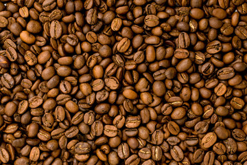 Background from coffee beans
