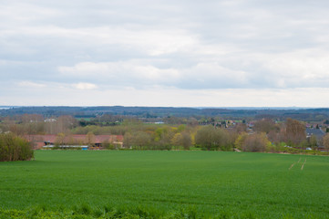Fototapeta na wymiar Landscape near Faxe in Denmark
