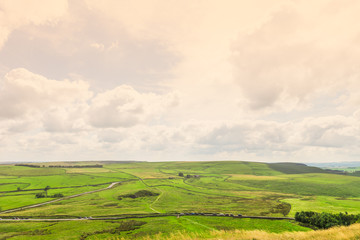 Mam Tor hill near Castleton and Edale in the Peak District National Park