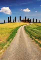Beautiful landscape from Tuscany, Italy