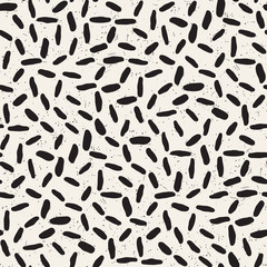 Seamless freehand pattern. Vector abstract rough lines background. Hand drawn strokes.