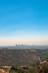LA from the hollywood sign