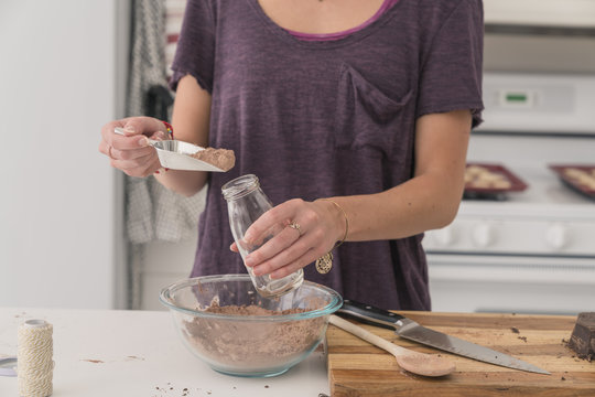 Preparing Homemade Hot Cocoa Mix