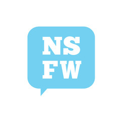 NSFW icon with graphic