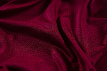 Close-up of American football jersey fabric