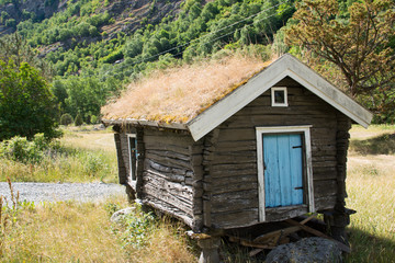 Small timbered house