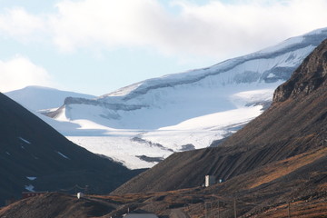Gletscherlandschaft in der Arktis