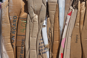 cardboard for recycling