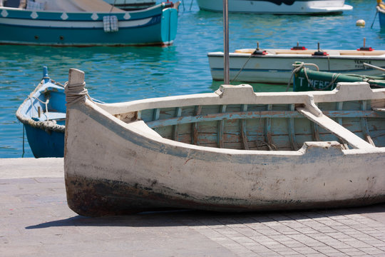 old maltese boat for repair