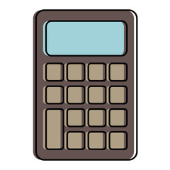 calculator math isolated icon vector illustration design