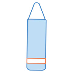 crayon color isolated icon vector illustration design