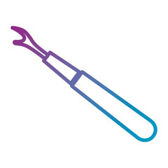 seam ripper isolated icon vector illustration design