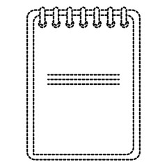 notebook school isolated icon vector illustration design