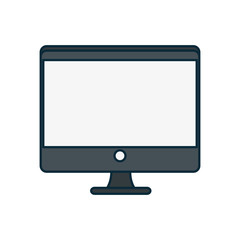 computer display isolated icon vector illustration design