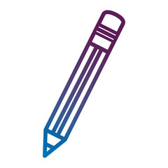 pencil school isolated icon vector illustration design