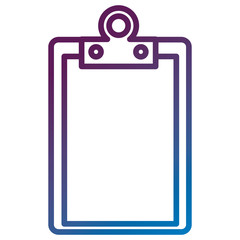 clipboard document isolated icon vector illustration design